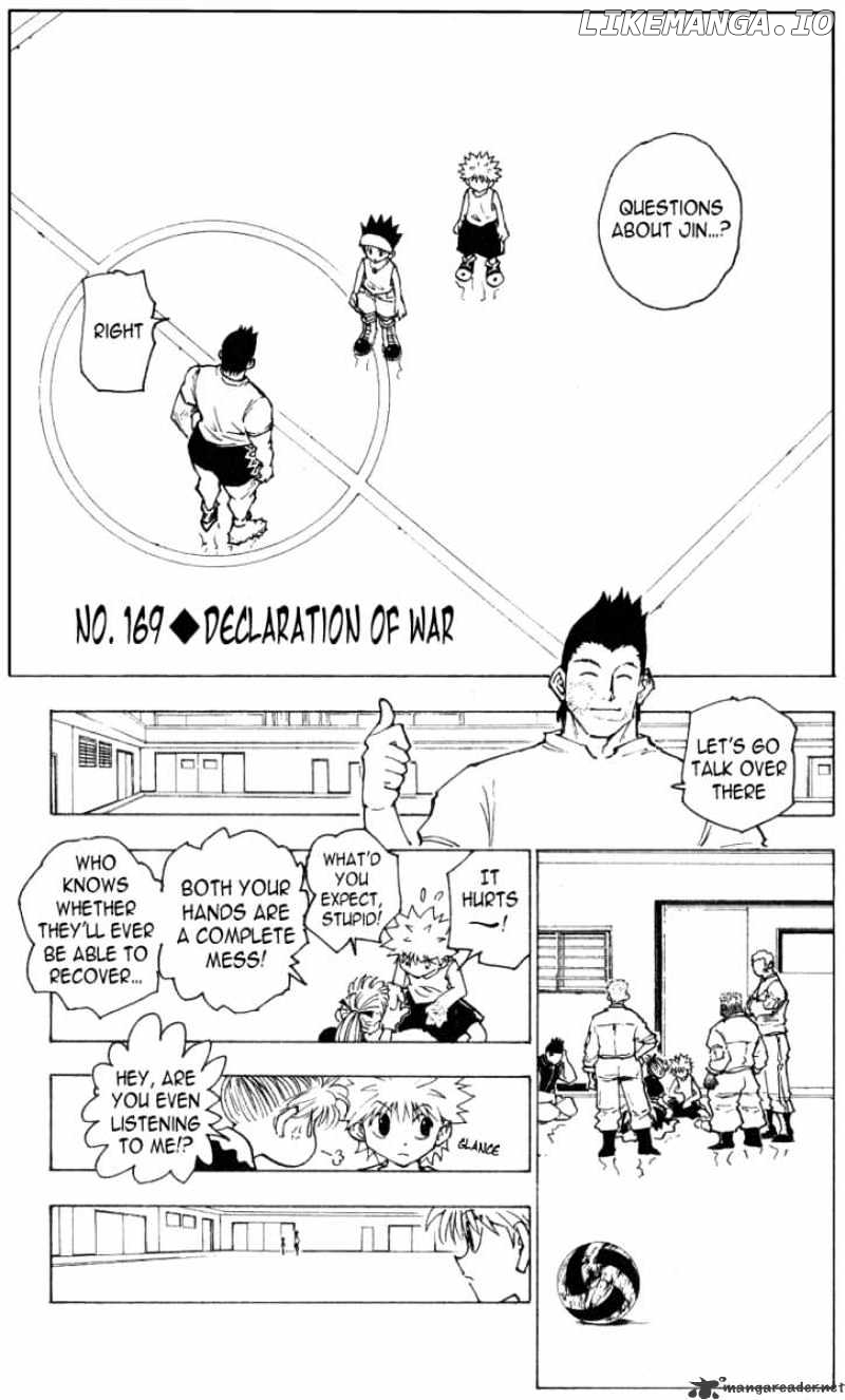 Hunter x Hunter, Chapter 169 image 01